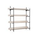 Crna/siva metalna polica s više razina 60 cm Reina Cuatro – PT LIVING