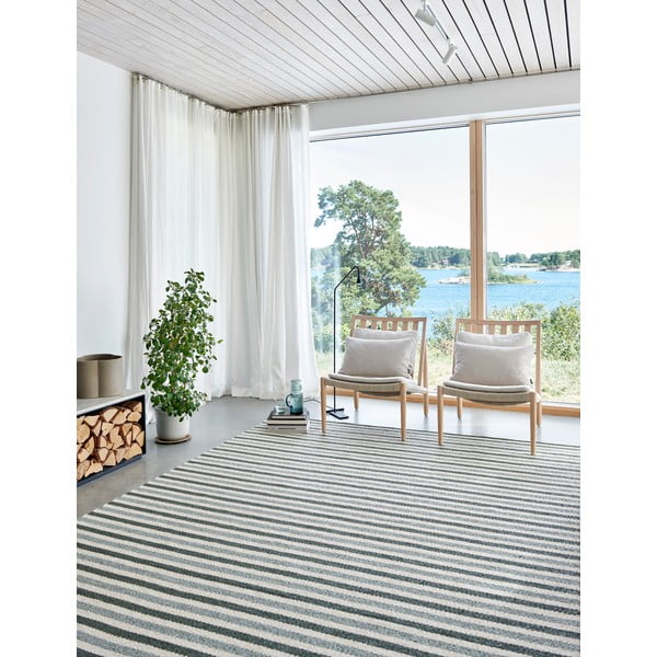 Zeleni/krem unutarnji i vanjski tepih 70x120 cm Teo Sage – Pappelina-image-2