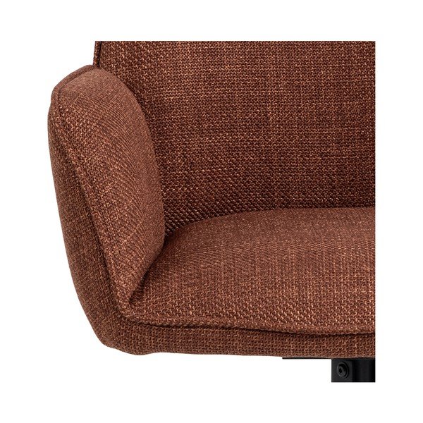 Ciglaste podstavljene blagovaonske stolice u setu s naslonima za ruke 2 kom Glenda – Actona-image-4