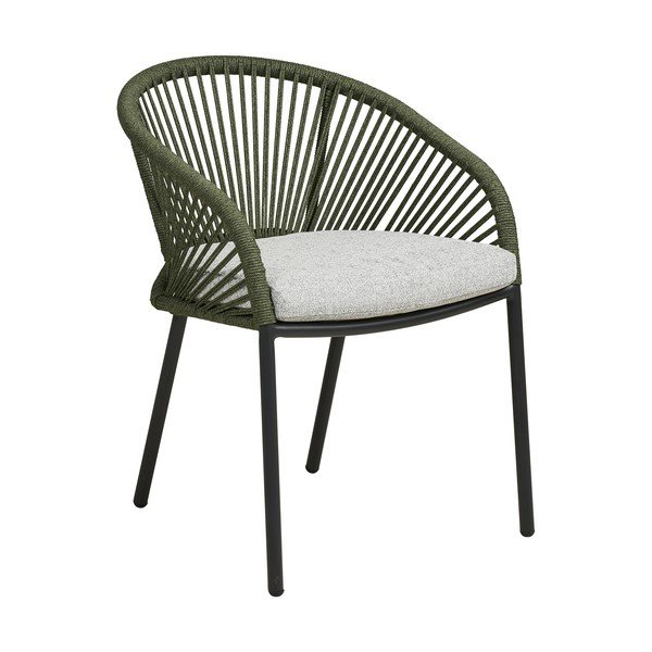 Zelena metalna/podstavljena vrtna stolica Novella – House Nordic