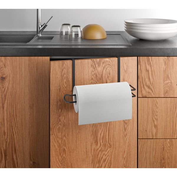 Crni viseći držač za kuhinjske krpe Metaltex-image-2