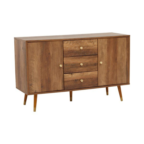 Komoda u tamnoj prirodnoj boji 114x70x39 cm Frida – Premier Housewares