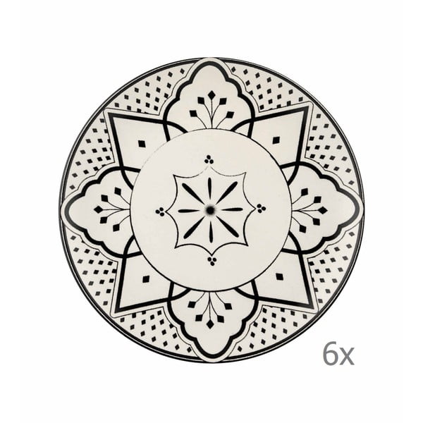 Set od 6 porculanskih desertnih tanjura Mia Maroc Pasta, ⌀ 21 cm