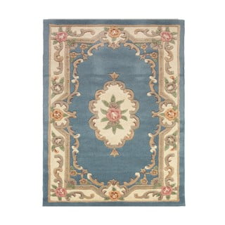 Plavi vuneni tepih Flair Rugs Aubusson, 120 x 180 cm
