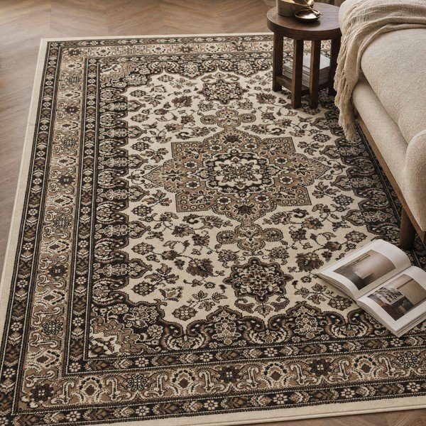 Bež tepih Nouristan Parun Tabriz, 160 x 230 cm-image-1