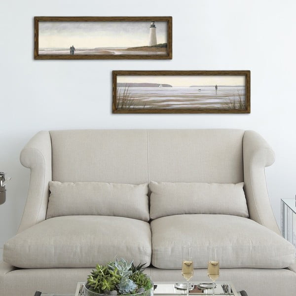 Slike u kompletu od 2 kom 70x19 cm Shore - Wallity-image-1