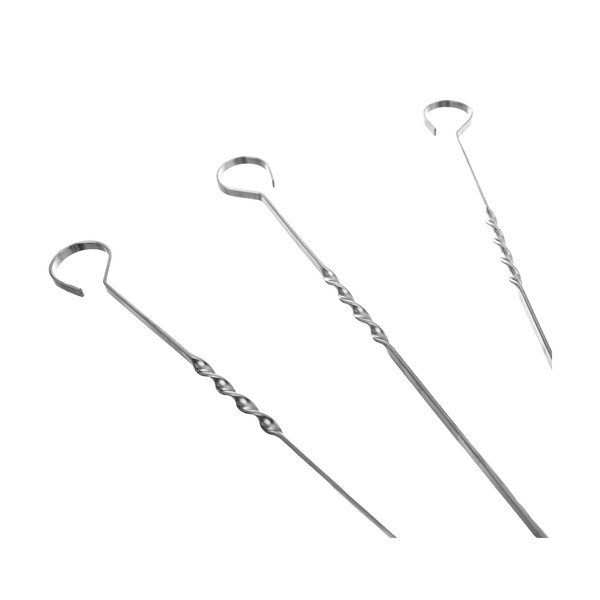 Igle za roštiljanje u setu od nehrđajućeg čelika 10 kom – Orion-image-2