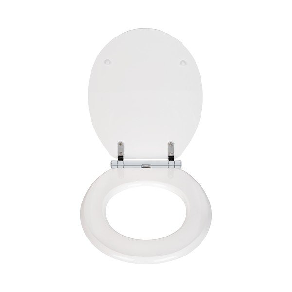 Bijela wc daska s automatskim zatvaranjem 37 x 43 cm Morra - Wenko-image-1