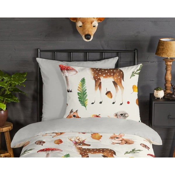 Dječja posteljina od flanela za krevet za jednu osobu 140x200 cm - Good Morning-image-2