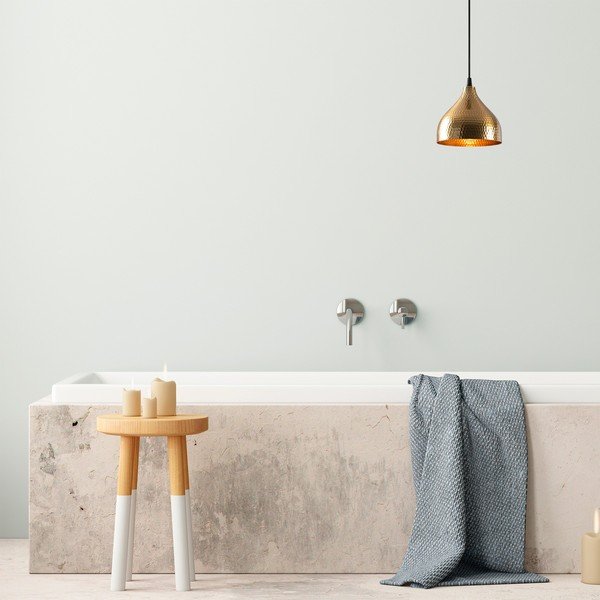 Viseća svjetiljka u zlatnoj boji s metalnim sjenilom ø 18 cm Tattoo – Opviq lights-image-1