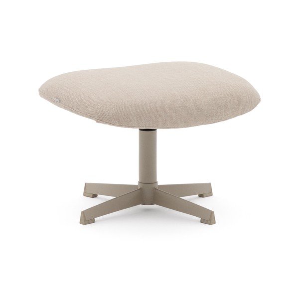 Bež tabure od šenila Teryl – Kave Home