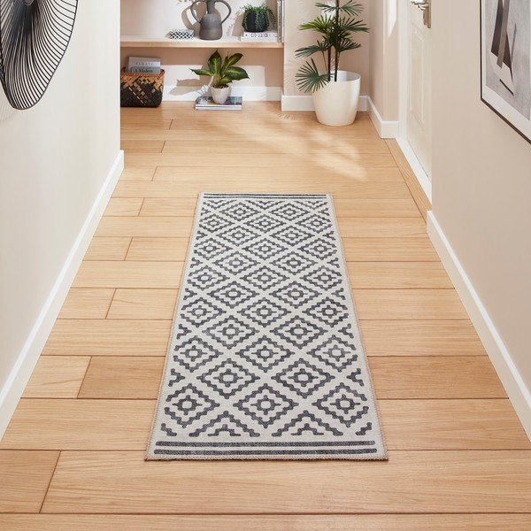 Siva periva staza 76x230 cm Coral Grey – Think Rugs-image-1