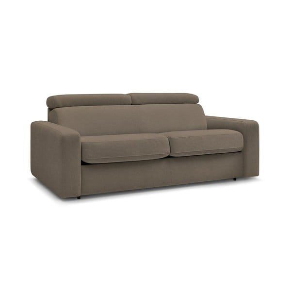 Smeđa sklopiva sofa 195 cm Monaco – Bobochic Paris-image-3