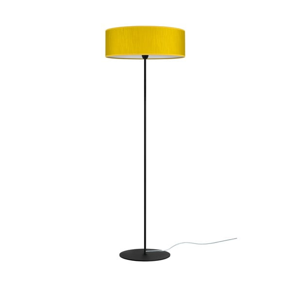 Žuta podna svjetiljka Sotto Luce Doce XL, ⌀ 45 cm