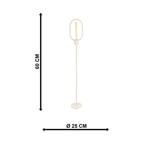 Bijela LED stojeća svjetiljka (visina 132 cm) Goktug – Squid Lighting-image-4