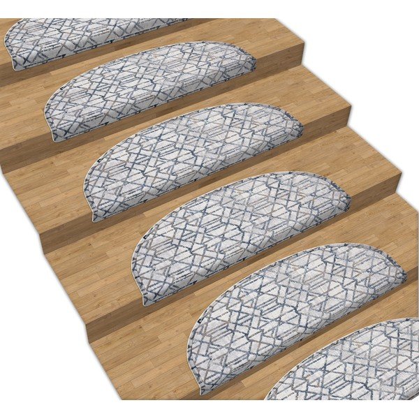 Sivi tepisi za stepenice u setu od 16 komada Cottage Warmth - Vitaus, 65 x 20 cm-image-1