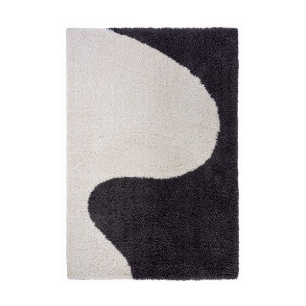 Crno-bijeli tepih 200x290 cm – Elle Decoration