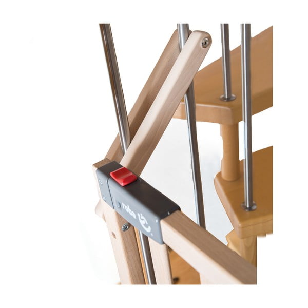 Sigurnosna ograda za stepenice od masivne bukve u prirodnoj boji – Roba-image-4