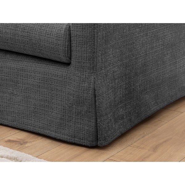 Tamno siva sofa 140 cm Paphos – Ropez-image-4