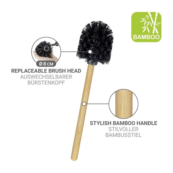 Bijeli/u prirodnoj boji željezan držač za WC papir sa četkom Rivalta – Wenko-image-4