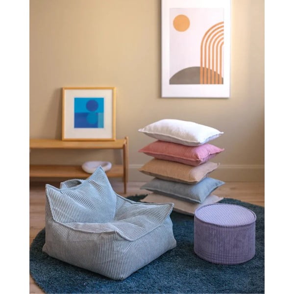 Mentol zeleni dječji jastuk za sjedenje od samta Bolster – Wigiwama-image-2