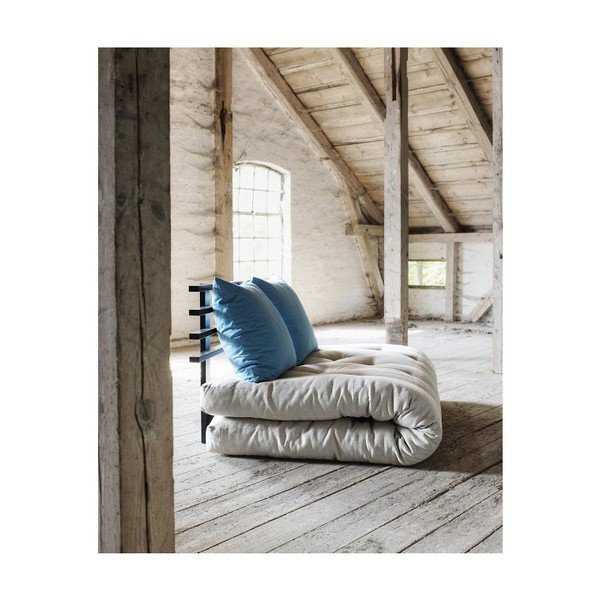 Sofa na razvlačenje Karup Shin Sano Black Lan / Horizon Blue-image-2