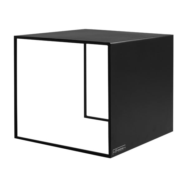Crni stolić Custom Form 2Wall, dužina 50 cm