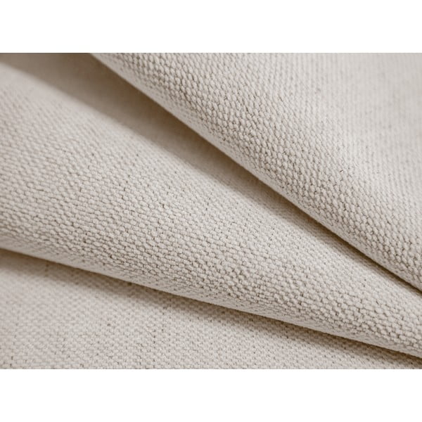 Krem tapecirani bračni krevet s prostorom za odlaganje/bez uzglavlja s podnicom 140x200 cm Susan – Micadoni -image-4