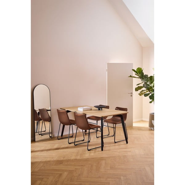 Blagovaonski stol s pločom stola u dekoru hrasta 90x160 cm Cadiz – Actona-image-4