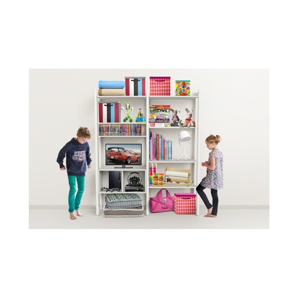 Bijeli dječji regal Flexa Shelfie Gama, visina 189,2 cm-image-1