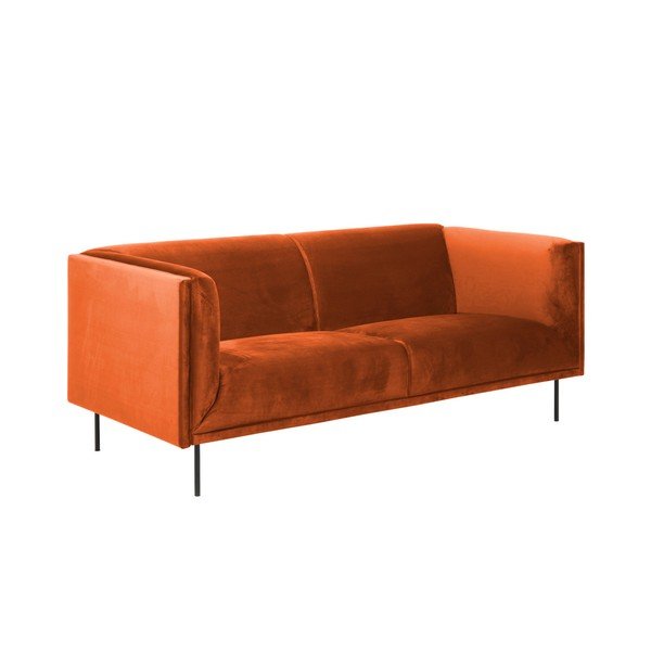 Acton Nevada sofa od narančastog baršuna-image-1