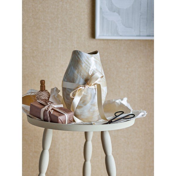 Bež vaza od kamenine (visina 31 cm) Obsa – Bloomingville-image-2