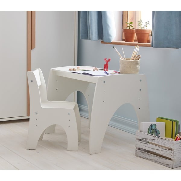 Bijela dječja stolica Klips – Pinio-image-1