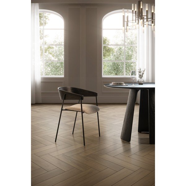 Okrugao blagovaonski stol s crnom pločom stola ø 120 cm Zuri – MOME-image-2