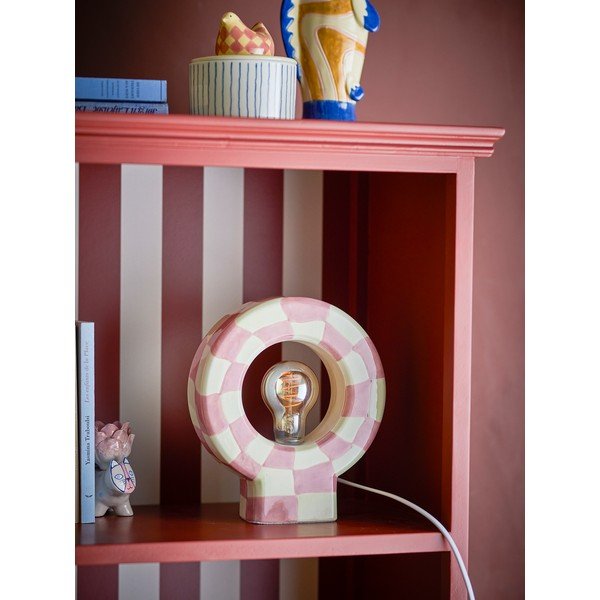 Ružičasta stolna lampa (visina 23,5 cm) Vialini – Bloomingville-image-1