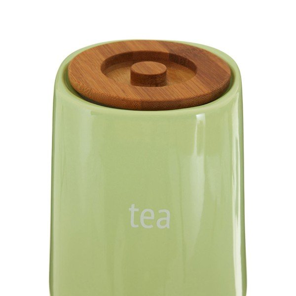 Zelena kutija za čaj s poklopcem od bambusa Premier Housewares Fletcher 800 ml-image-4