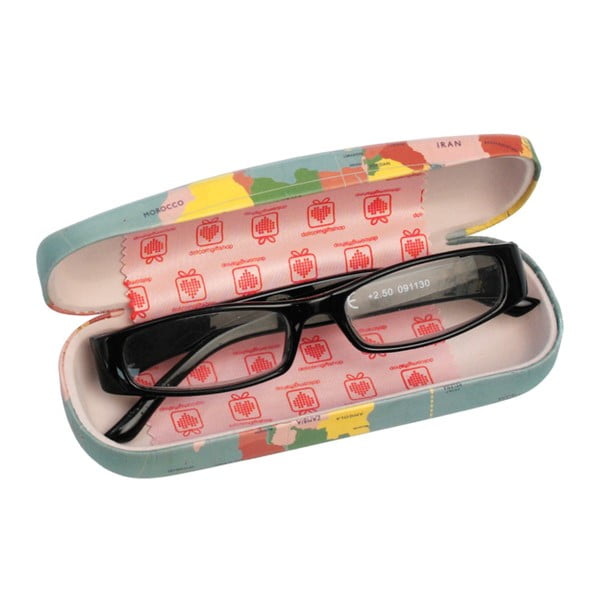 Futrola za naočale s krpicom Rex London World Map-image-4