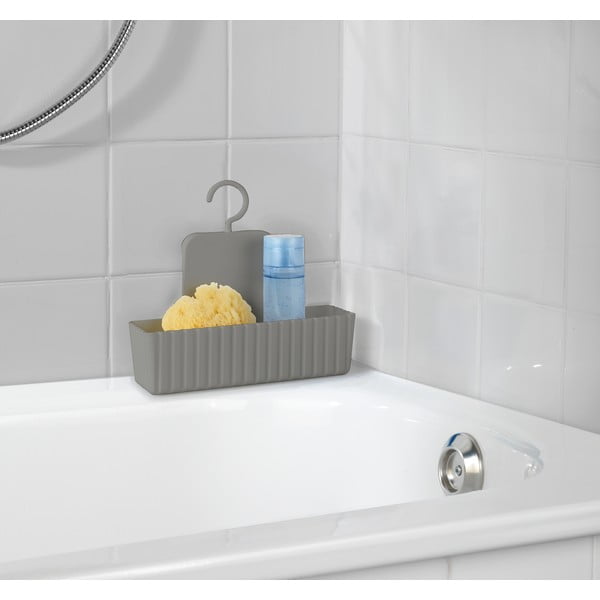 Svjetlo smeđa plastična viseća kupaonska polica Minas – Allstar-image-1