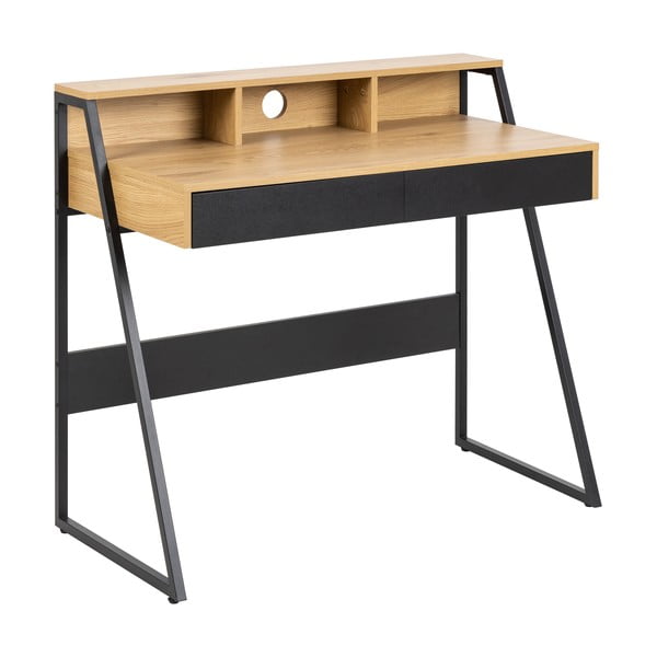 Radni stol s pločom u dekoru hrasta Acton Reece, 100 x 50 cm-image-4