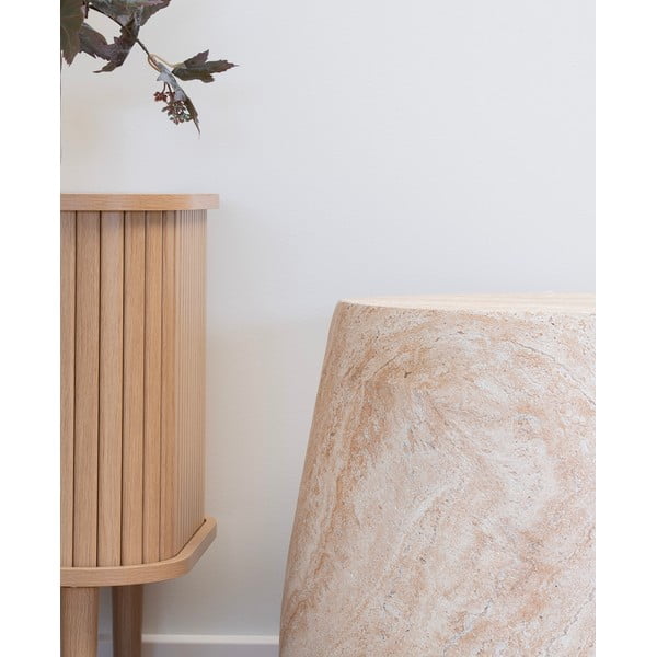 Okrugao vrtni stolić od kamenine ø 47,5 cm Bonn – House Nordic-image-1