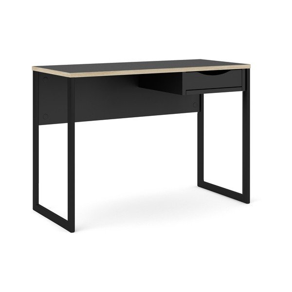 Crni radni stol Tvilum Function Plus, 110 x 48 cm-image-2