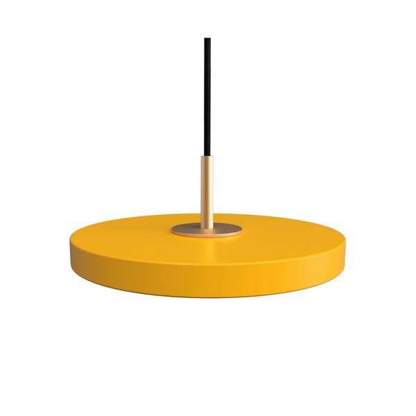Žuta  LED viseća svjetiljka s metalnim sjenilom ø 15 cm Asteria Micro – UMAGE