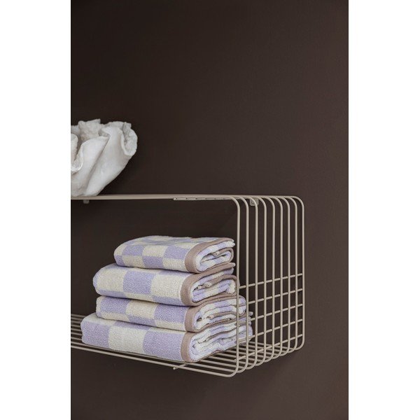 Bež metalna polica s više razina 70 cm Wire – Mette Ditmer Denmark-image-1