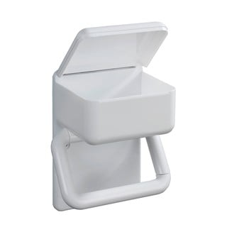 Bijeli držač za toaletni papir s prostorom za odlaganje Maximex Hold