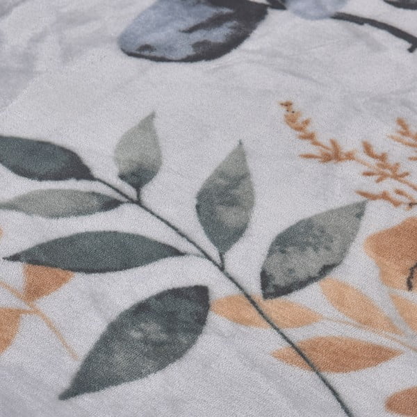 Prljavo plava posteljina za krevet za jednu osobu od mikropliša 140x200 cm Greta – My House-image-3