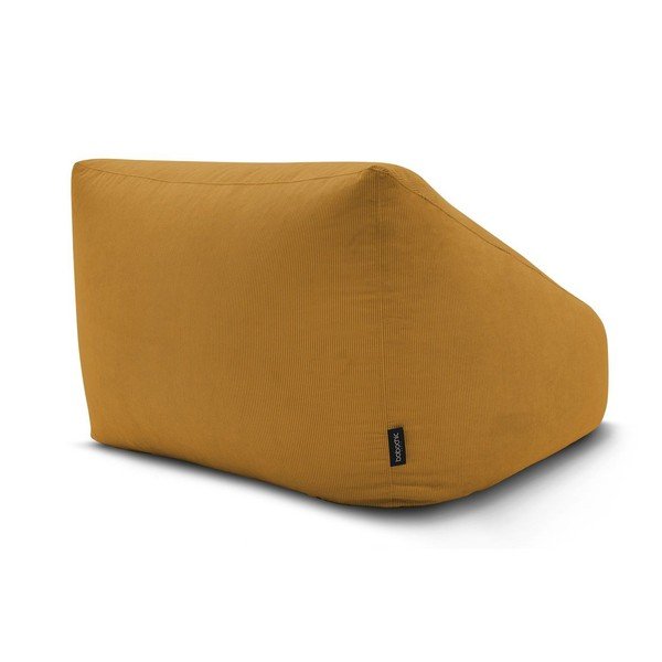 Žuta  vreća za sjedenje od samta Lilibet – Bobochic Paris-image-4