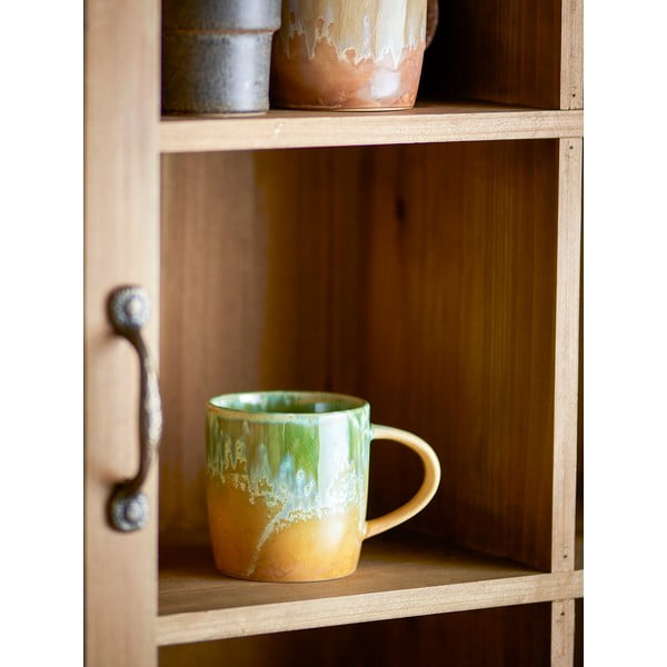 Žuta /svijetlo zelena šalica od kamenine 400 ml Milani – Bloomingville-image-1