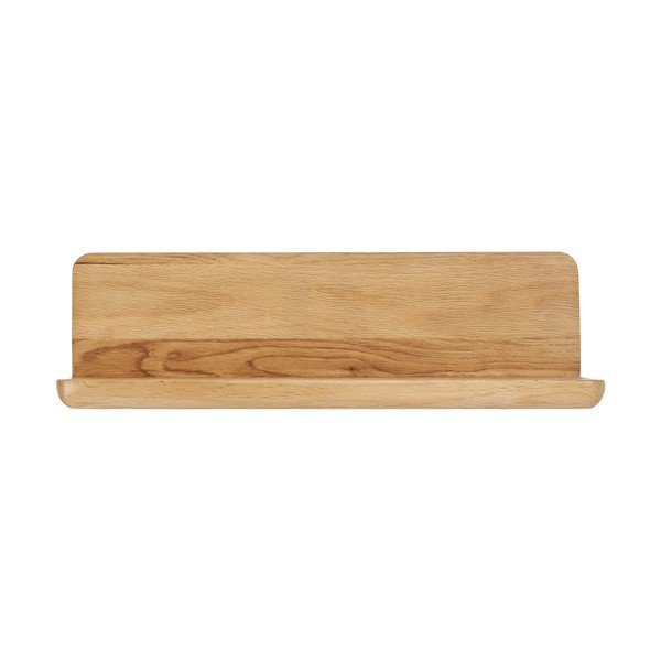 Polica od punog hrasta u svijetloj prirodnoj boji 40 cm Salina – House Nordic-image-3