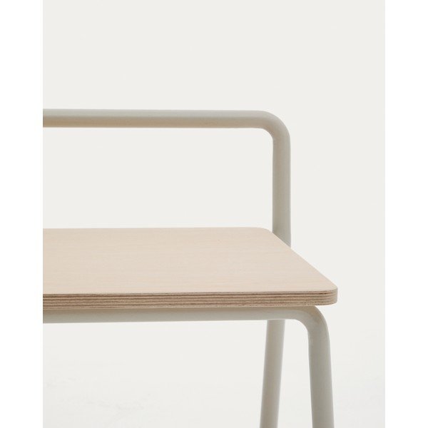 Bež/u prirodnoj boji klupa Tinn – Kave Home-image-3