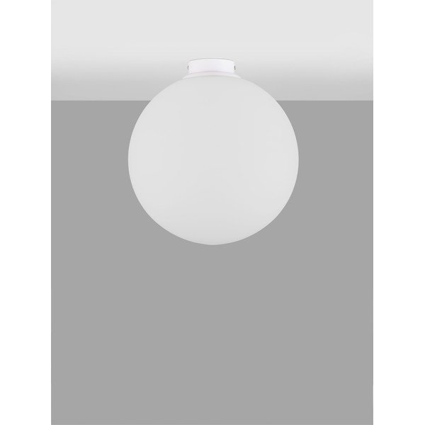 Bijela staklena stropna svjetiljka Nevoso – Nova Luce-image-3